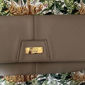 BCBG Paris Grey Clutch Bag